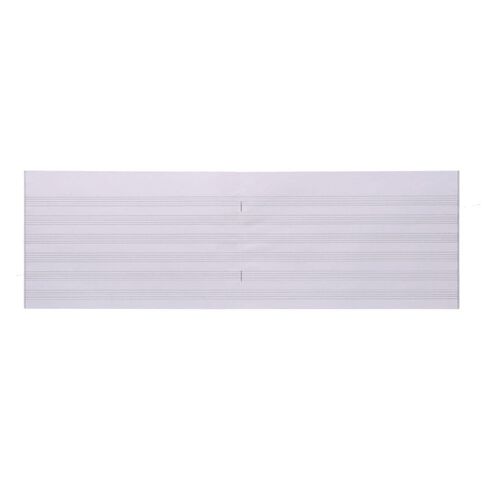 WS Exercise Book Work Music #1 6 Stave 20 Leaf Yellow Mid