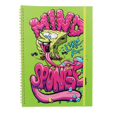 SpongeBob Softcover Notebook Green Light A4
