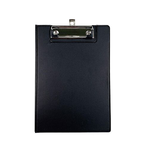 WS Clipboard Double PVC Black A5
