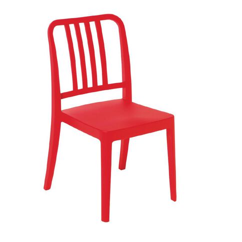 Eden Sailor Indoor/Outdoor Stacker Chair Red