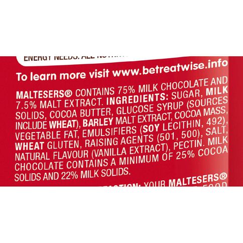 Maltesers Milk Chocolate Bag 140g