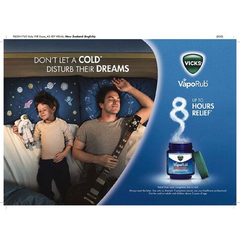 Vicks VapoRub Ointment Decongestant Chest Rub 50g