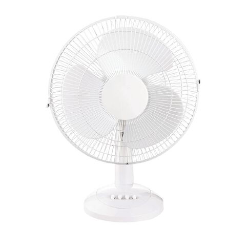 Living & Co Desk Fan - 30cm White