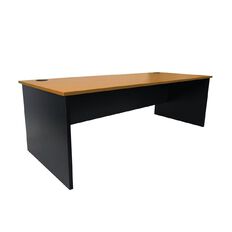 Zealand Delta Desk 1800w x 750d x 725h Beech/Charcoal