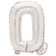 Artwrap Foil Balloon Q Silver 35cm
