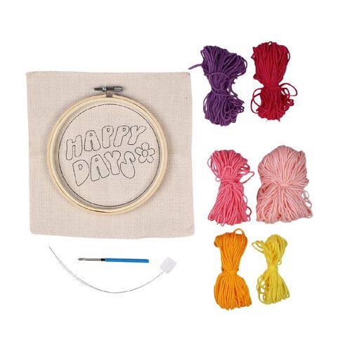 Punch Needle Kit Happy Day