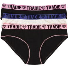 Tradie Girls' Bikini Briefs 3 Pack