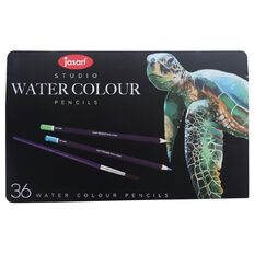 Jasart Watercolour Pencils in Tin 36 Pack
