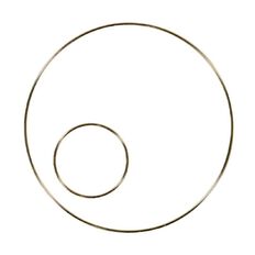 Uniti Macrame Hoop Set Gold