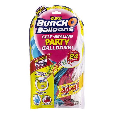 Zuru Bunch O Balloons Self-Sealing Balloons Refill Pink/Teal/Wht 24 Pack