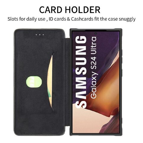 INTOUCH Samsung S24 Ultra Milano Wallet Black