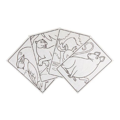 Crayola 96 Page Coloring Book with Stickers Animal Friends
