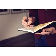 Parker Jotter Chrome Trim Stainless Steel Ballpoint Pen Blue Blue