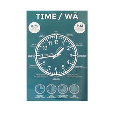 Educational Poster Time 60cm x 90cm