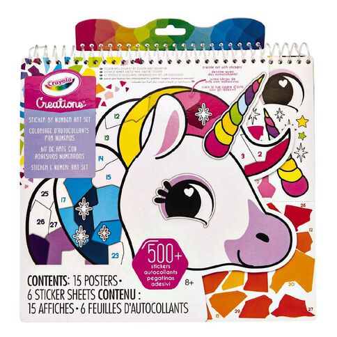 Crayola Creations Sticker By Number Art Set