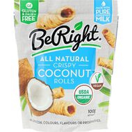 Be Right All Natural Crispy Coconut Rolls 100g