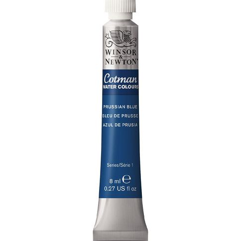 Winsor & Newton Cotman Watercolour Paint 8ml Prussian Blue
