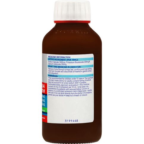 Gaviscon Liquid Antacid Extra Strength Peppermint 300ml