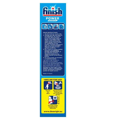 Finish Power Essential Dishwashing Tablets Lemon Sparkle 52 Pack