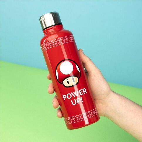Paladone Super Mario Mushroom Power Up Water Bottle
