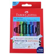Faber-Castell TRI-Flow Ballpoint Pens Assorted 10 Pack