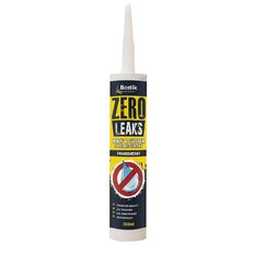 Bostik Zero Leaks Roof & Gutter Silicone Sealant Translucent 300ml