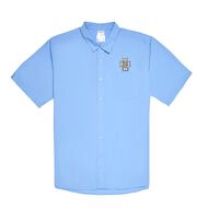 Schooltex Marcellin College Short Sleeve Shirt with New Embroidery