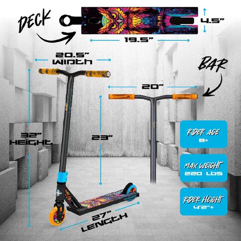 MADD Gear Whip Elite Scooter Owl