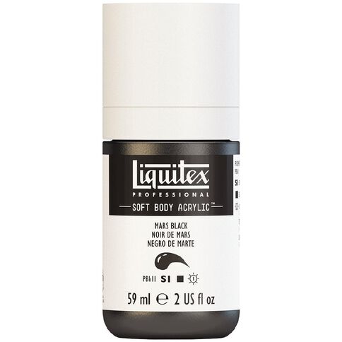 Liquitex Soft Body S1 Acrylic Paint Mars Black