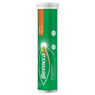 Berocca Energy Vitamin B & C Orange Flavour Effervescent Tablets 15 Pack