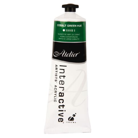 Atelier S3 Acrylic Paint Cobalt Green Hue 80ml