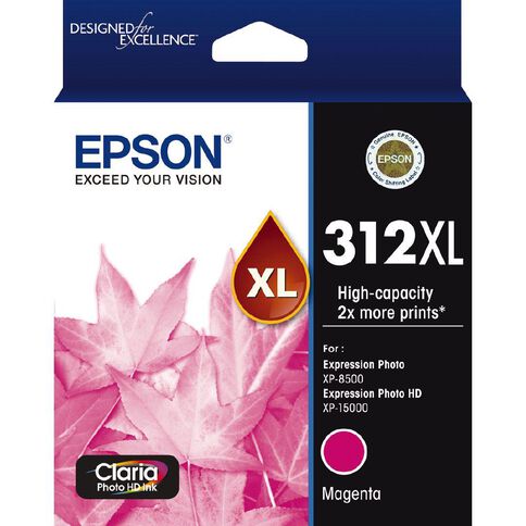 Epson Ink 312XL Magenta Ink Claria Photo HD (830 Pages)