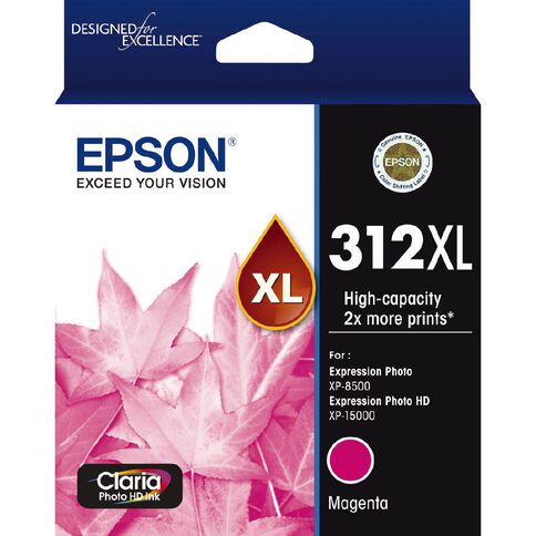 Epson Ink 312XL Magenta Ink Claria Photo HD (830 Pages)