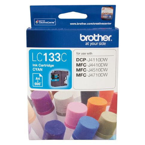 Brother Ink LC133 Cyan (600 Pages)