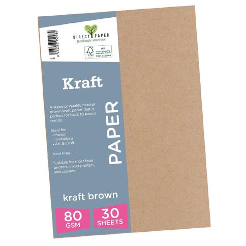 Direct Paper Trophee 80Gsm 30 Pack Kraft