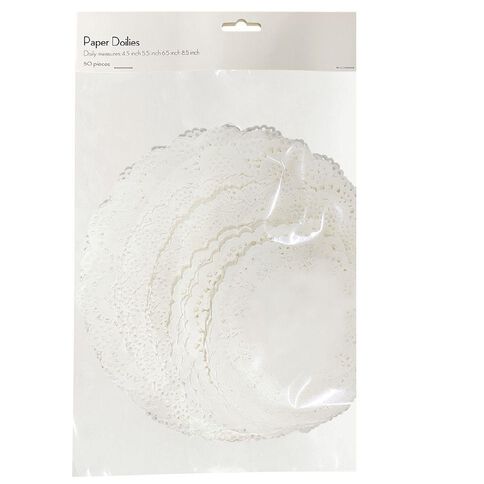 Uniti Doilies 60 Sheet White