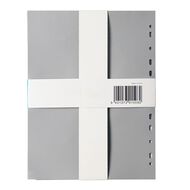 WS A-Z Polypropylene Dividers Grey Mid