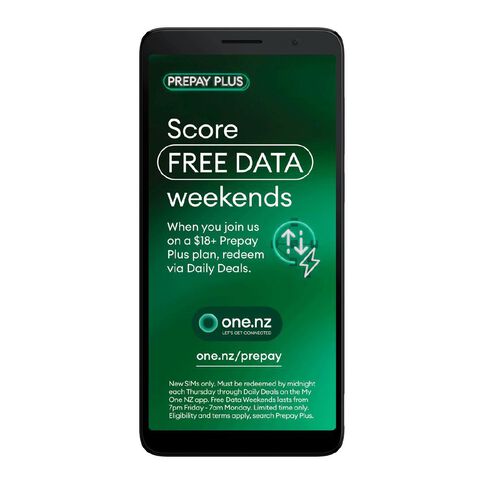 One NZ Smart M25 4G Locked with One NZ SIM Black