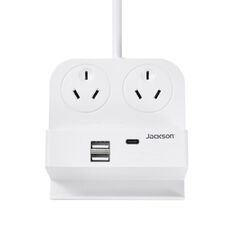 Jackson Fast Charge USB-C Desktop Powerboard White