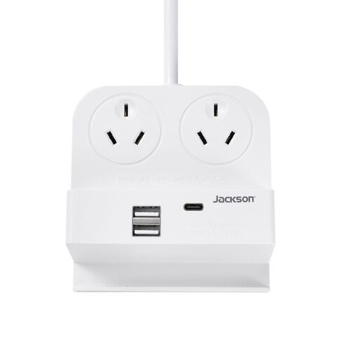 Jackson Fast Charge USB-C Desktop Powerboard White