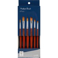 Uniti Platinum Medium Brush 6 Pack