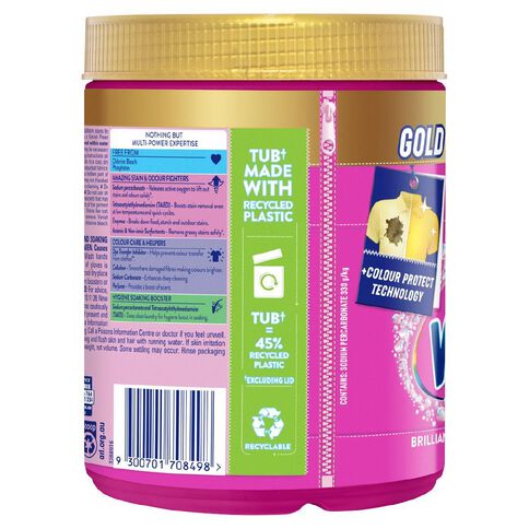 Vanish Napisan Oxi Action Gold Stain Remover Powder Laundry Booster 900g