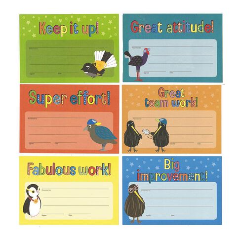 Learning Tool Box Reward Certificates A5 Assorted 30 Pack
