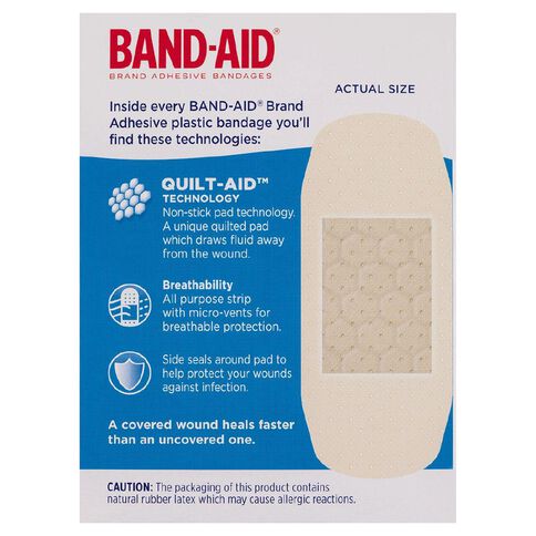 Band Aid Extra Wide Plastic Strips 40 Pack