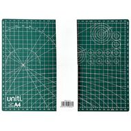 Uniti Cutting Mat 300mm x 220mm x 3mm Green A4