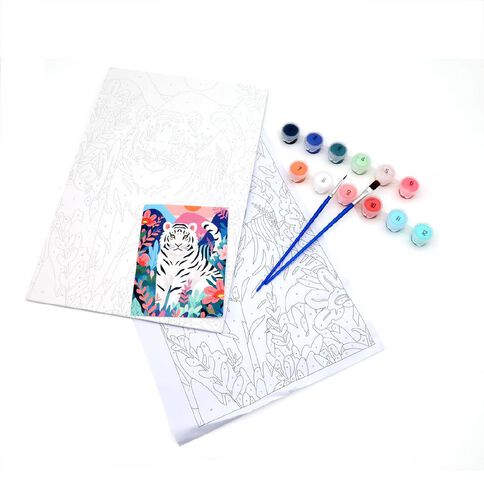 Uniti Paint By Numbers Tiger