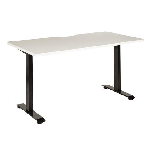 Jasper J Emerge Straight Scallop Desk 1500 BlkWht