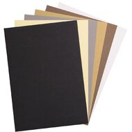 U-Do Value Cardstock Textured 216gsm 30 Sheets Neutral A4