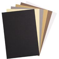 Uniti Value Cardstock Textured 216gsm 30 Sheets Neutral A4
