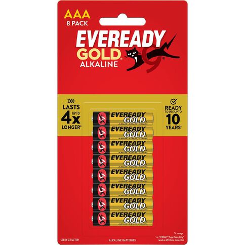 Eveready Gold AAA 8PK